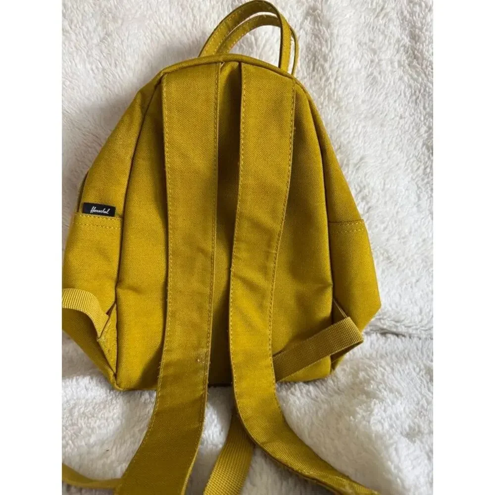 Herschel Supply Co Classic Mini Backpack Mustard Yellow Canvas Daypack